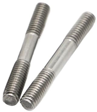 NORAZE 2–5 Stück M3 M4 M5 M6 M8 M10 Stangen-Doppelgewinde 304 Edelstahl-Schrauben Stehbolzen-Stabbolzen (Size : 80mm, Color : M4 5pcs)