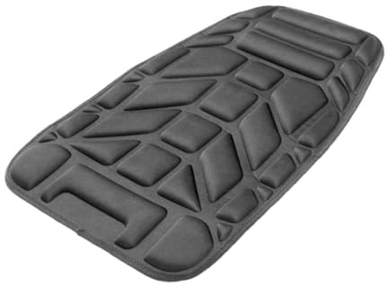 Gatuida Motorradsitzpolster Schwarz PVC Atmungsaktiv für Motorrad und ATV