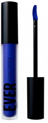 We Make-up Ever 80 Flüssiger Lippenstift Yali Blue (Intensives Blau) – Vollfarbe, Schnell Trocknend, Mattes Finish, Long Lasting Halt bis zu 8 Stunden – 5,5 ml
