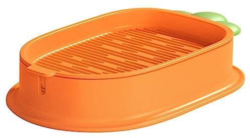 CIYODO Hydroponic Cat Grass Box with Carrot Seeds Indoor Household Catnip Planter for Hairball Control Soil-free Growing Kit