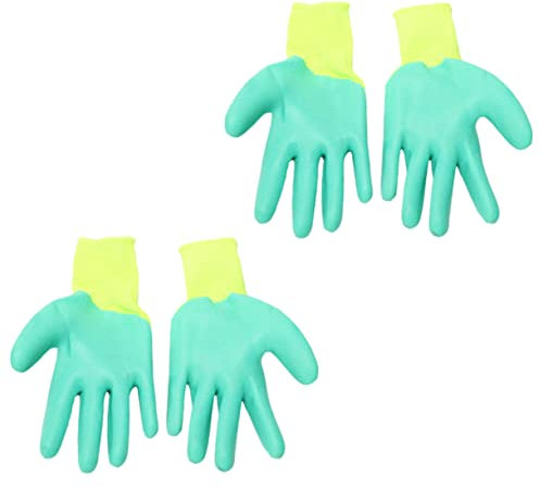 SEWOART 2paare Hamster Schutzhandschuhe Anti-Biss Handschuhe Für Haustiertraining Dicke Handschuhartige Handschuhe Mit Rutschfestem Material Für Sichere Handpflege Bei Kleintieren