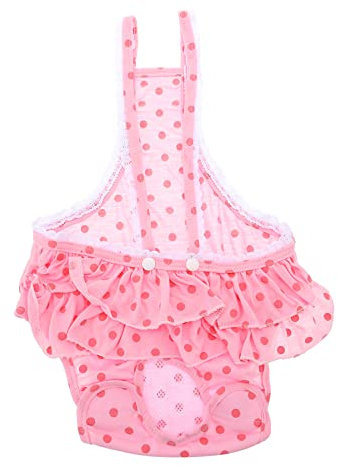 Generisch 1Stk physiologische Hosen für Haustiere Hund Dipper Haustierhosen Hygienehöschen für Welpen Hunde Unterhose hundewindel Welpenwindeln Hygienehöschen für Haustiere Baumwolle Rosa