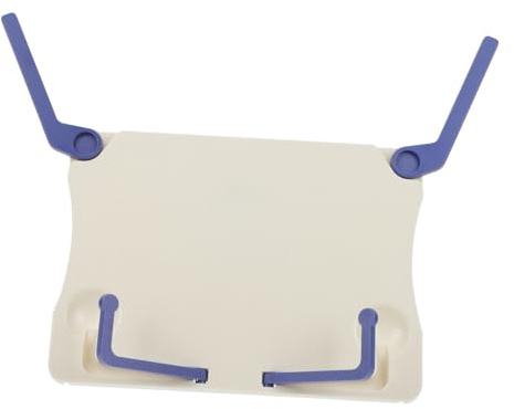 Blauer Faltbarer Desktop Notenständer aus Abs für Tisch | Kompaktes Design, Tragbar und Platzsparend, für Musik und Lesen, Stabile Ablagefläche