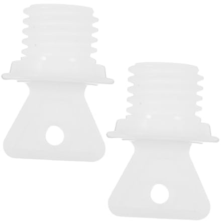 VERDANVERSE 2pezzi Tappi Di Ricambio Per Borsa Acqua Calda Trasparenti Tappi Sigillanti Antigoccia Con Maniglia Sollevata Per Facile Rimozione Adatti Per Sacco Acqua Calda Chiusura Sicura e Ri