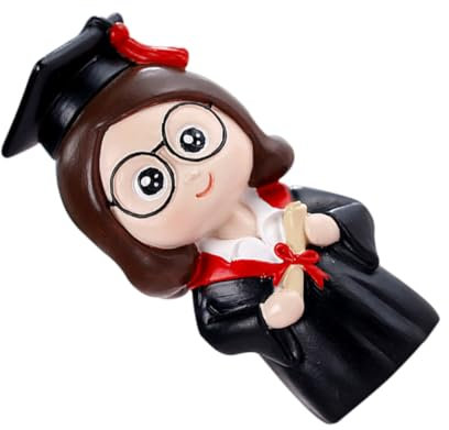 BRIGHTFUFU Graduierung Kuchen Arzt Puppe Topper Kuchen Ornament Graduierung