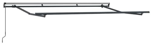 vidaXL Estructura del Toldo Gris Antracita 3,5 x 2 m Metal | Disfruta de la comodidad con un diseño retráctil suave, Hecho de aluminio resistente a los rayos UV,