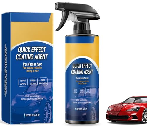 Kiwient Car Coating Spray, 2025 Neu Hohe Schutzwirkung Schnell beschichtetes Auto Nano Spray, Autowachsspray und Keramikbeschichtung für Autos, Lackreiniger für Autos, Motorräder (1)