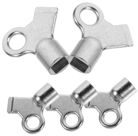 HONITANO 5 piezas Llave para Purgar Radiadores Aleación de Aluminio Compatible con Válvulas de Ventilación y Aireación de Calefacción Herramienta Práctica y Duradera para Doméstico