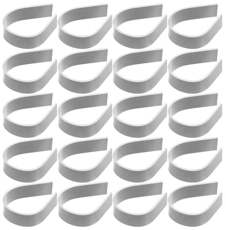 Abaodam 25pcs Plant Fixing Ring Bendable Aquatic Water Grass Fixed Base for Fish Tank Aquarium Plant Weights Anchor