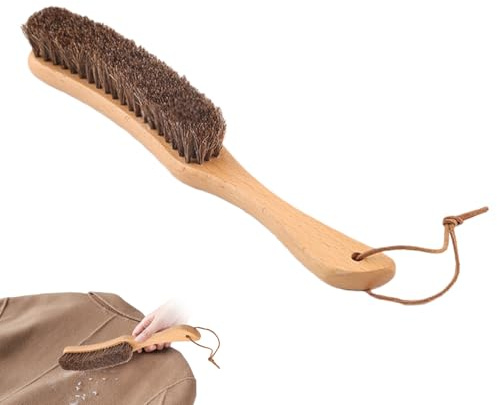 Kleiderbürste Fusselbürste,Wildschweinborsten Bürste für Anzüge,Hutbürste und Reinigung Haare Entfernen Brush,Kleiderbürste Tierhaare,Flusenbürste für Kaschmirbekleidung,Kaschmir,Wolle,Samt,Wildleder