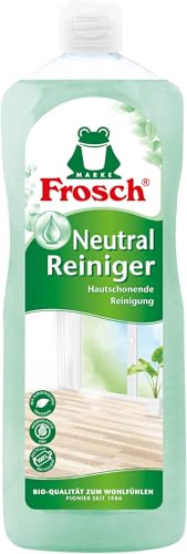 Frosch Neutral Reiniger, Universalreiniger für Haushalt und Auto, pH-neutrales Reinigungsmittel, 5er Pack (1 x 1000 ml)