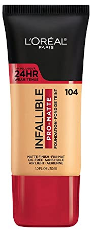 L'Oreal Paris Cosmetics Infallible Pro-Matte Foundation Makeup - Golden Beige