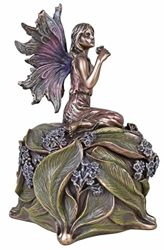 Vintage Boîte avec couvercle Fée Boîte à bijoux de style art nouveau Palazzo