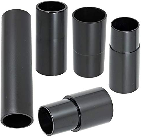 Spares2go Universal 30mm 32mm 35mm 38mm Sander Planer Dust Extractor Power Tool Adapters for Vacuum Cleaners (Pack of 5)