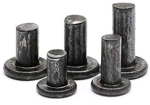 Remaches macizos, remaches de cabeza plana de color hierro, remaches de percusión de hierro M3M4M5-M3 * 16 mm * 1 kg