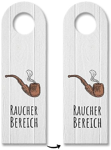 Raucherbereich bzw. Raucherzone Türhänger