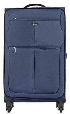 OCHNIK Maletín Grande | Carcasa Blanda | Material: Nailon | Color Gris tamaño: L | Dimensiones: 79 x 46,5 x 32 cm, Capacidad: 89 l, Azul Marino, L, Maletín