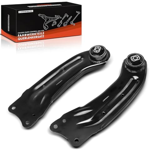 Frankberg 2x Querlenker Längslenker Hinten Under 1K0505223K, 1K0505224K | Kompatibel mit Altea XL 5P5 5P8, T.o.u.r.a.n 1T1 1T2, Golf VI Cabriolet 517, Golf Plus 521 5M1, O.c.t.a.v.i.a II 1Z3, A3 8P1