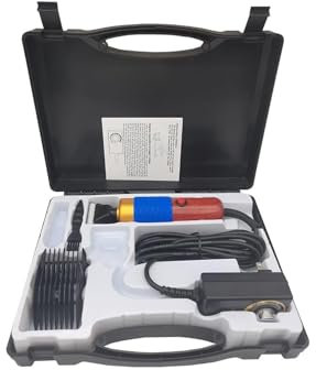 Professionnel haute puissance 200W AC électrique tondeuse for animaux de compagnie découpeuse cheval lapins chat chien tondeuse rasoir animaux toilettage tondeuse(BOX Standard)