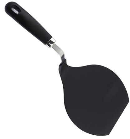 Stronrive Cáscara de pizza deslizante, Cáscara de pizza de metal | Deslizador de pala de pizza resistente y colgable de metal,Gadgets de cocina multifuncionales resistentes al calor, espátula