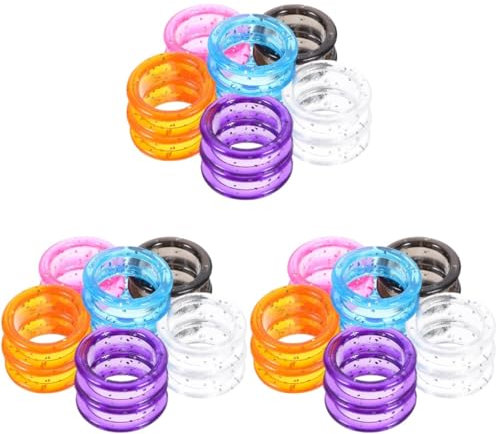 Toddmomy 36piezas Anillos De Para Dedos Peluquería Cómodos y Accesorios Para De Pelo y Cuidado De