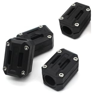 Motorrad Sturzbügel Motorrad Motor Schutz Stoßstange Schutz Dekorative Block Stoßstange Schutz Block 22/25/28 Mm Durchmesser Externe Zubehör Motorschutz Sturzbügel(Four Pairs)