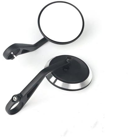 Motorrad-CNC-Lenker, Lenkerrückspiegel, Lenkerendenspiegel-Set Für Street Trident 660 Bobber T120 D&aytona 660 675