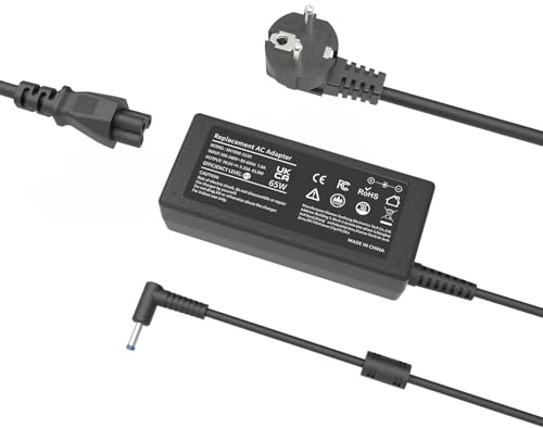 Cargador 65W Compatible con Ordenador HP Portátil Adaptador PC | para Elitebook 840 850/ Pavilion x360 11 13 14 15 17/ Probook 430 440 450/ Envy 13 15 17/ Spectre x360/ Stream 11 13 14