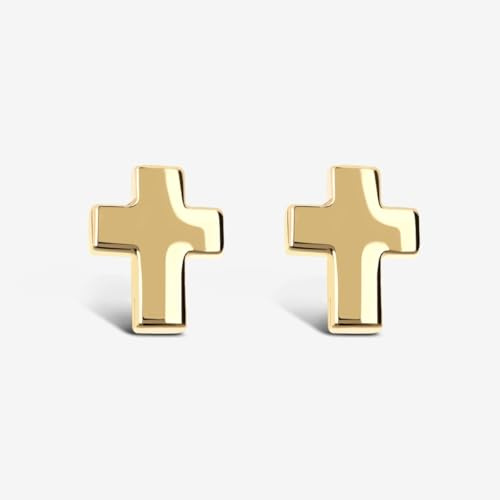 MILOR Orecchini a lobo donna in oro 9Kt – Orecchini anallergici e Ipoallergenici – Gioielli donna made in Italy – Regalo per nascita, battesimo e comunione