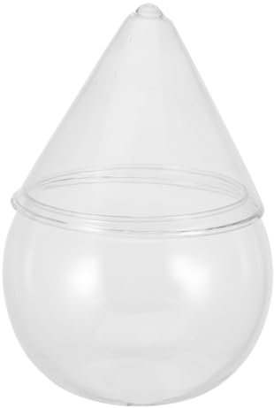 VICASKY Bicchiere da Cocktail in Vetro Borosilicato Design Rotondo e Base Triangolare 10,4x10,4x9,5 Cm per Uso Bar Casa e Ristorante