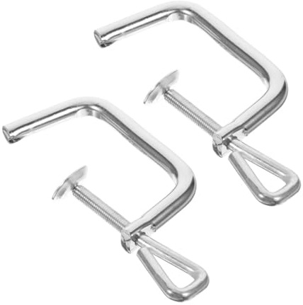 Ciieeo 2pcs Pasta Maker Spare Parts Noodle Clamp for Manual Pasta Machines Compatible Fixing Clips for Enhanced Stability and Easy Cleaning in Kitchen Use