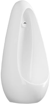 AYHARYLH Orinatoio in Ceramica per Adulti da Uomo A Parete, Orinatoi per Uomini Anti-Goccia, Orinatoio Commerciale con Scarico(White)