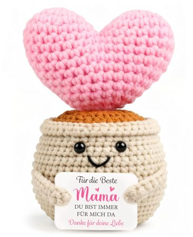 Giftota Geschenke für Mama - Muttertagsgeschenk - Geburtstagsgeschenk für Mama - Geschenke für Frauen - Dankeschön Geschenk - Pocket Hug - Glücksbringer - Danke Sagen Geschenkidee von Tochter & Sohn