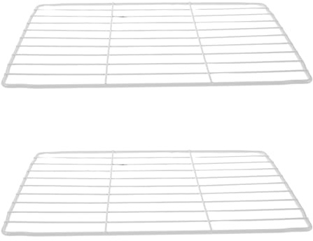 Alipis Estantes de Almacenamiento para Congelador 28×17 Cm, Organizador Horizontal de Hierro, Divisores para Estantes de Refrigerador, Repuesto 2 Piezas para Optimizar Espacio en Nevera