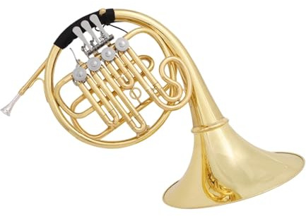 Französisches Horn Einreihig Vier Tasten Anfänger B Dur Musikinstrument Für Erwachsene