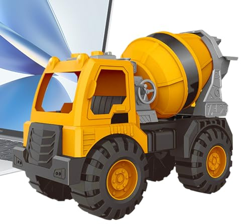 Toy Construction Truck - Sandbox Digging Gear, Backyard Adventure Equipment, Movable Arm Steering Tool, Educational Vehicle Category, Oversized Bold Colored Model Backyard Play