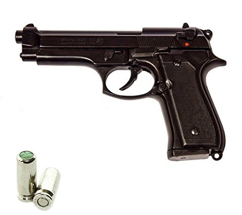 Pistola a Salve BRUNI Beretta 92 Cal.8 Top Firing | Nera