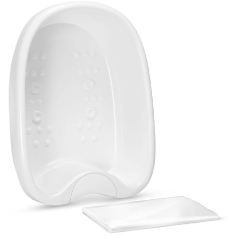 VnioLife Ionic Foot Detox Tub Basin, Heavy Duty Bucket for All Detox Machines with 100 Liners, Home & Salon Use