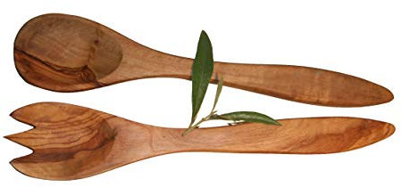 Prosudweb Couvert à Salade de 29 cm en Bois d'olivier