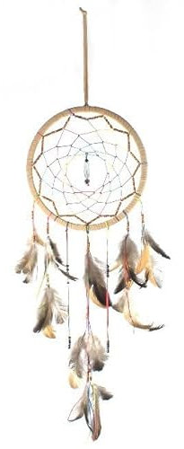 Traumfänger Crystal Chakra, natur, 48 cm