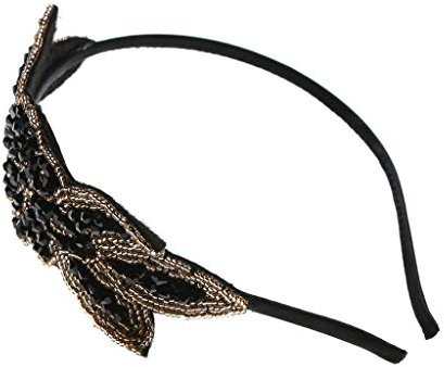 Accesorios para el pelo, gomas para el pelo, correa para niñas, gorro de fiesta, clip para el pelo, flor noble, diadema para recién nacidos, regalo (dorado, talla única)