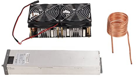 Calentador de Inducción ZVS de 2500 W, Módulo de Máquina de Calentamiento por Inducción PCB de 50 A, Fácil de Fundir, Disipación de Calor Estable con Tubería de Bomba de Agua