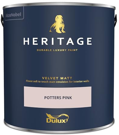 Dulux Heritage Farbe, 2,5 l, Potters Pink