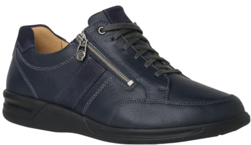 Ganter Kurt-K sneakers för män, mörkblå, 44 EU X-bred, Mörkblå, 44 EU X-Weit