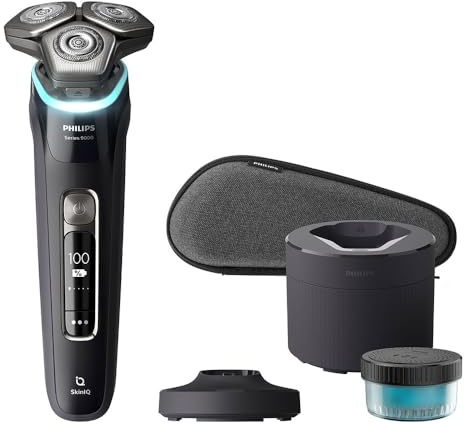 Philips SHAVER Series 9000 S9976/55 Rasoio elettrico Wet & Dry con SkinIQ (Philips Series 9000 S9976/55, Rasierer)