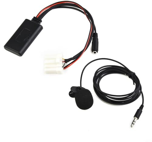 Cavo audio AUX per auto, adattatore Bluetooth, compatibile con microfono, parti di ricambio per Mazda 3 6 Stereo Radio