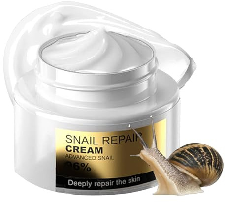 Crème avancée à la bave d'escargot Snail Mucin, crème anti-rides, crème à la bave d'escargot et au collagène pour le visage, crème hydratante pour réduire les ridules, nourrir et rendre la peau