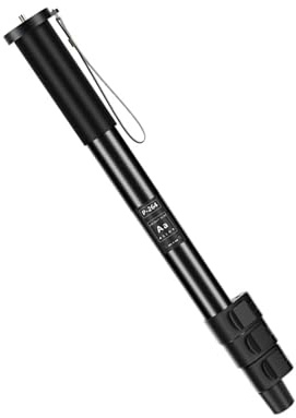 Monopiede in alluminio per fotocamera, portatile, leggero, videocamera DSLR e videocamera regolabile