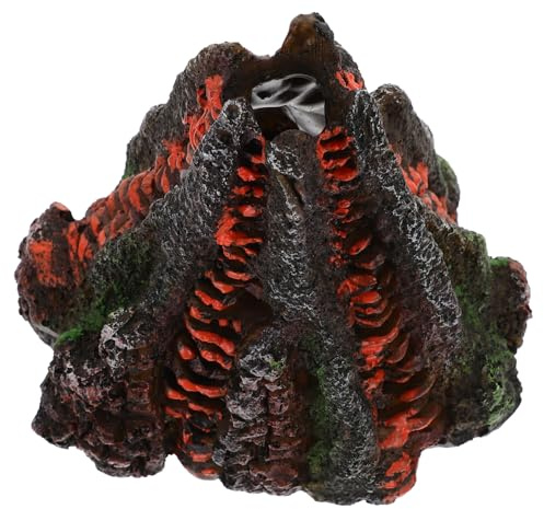 YARNOW Fischglas Dekoration Pneumatischer aus Resin für Aquarium Unterwasserlandschaft Langlebiges Umweltfreundliches Kunsthandwerk mit Realistischem Design und Versteckmöglichkeit für