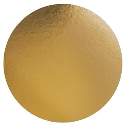 FBE EMBALLAGES Lot de 10 support rond or/noir à gâteaux (diamètre 40cm (vendu par 10))